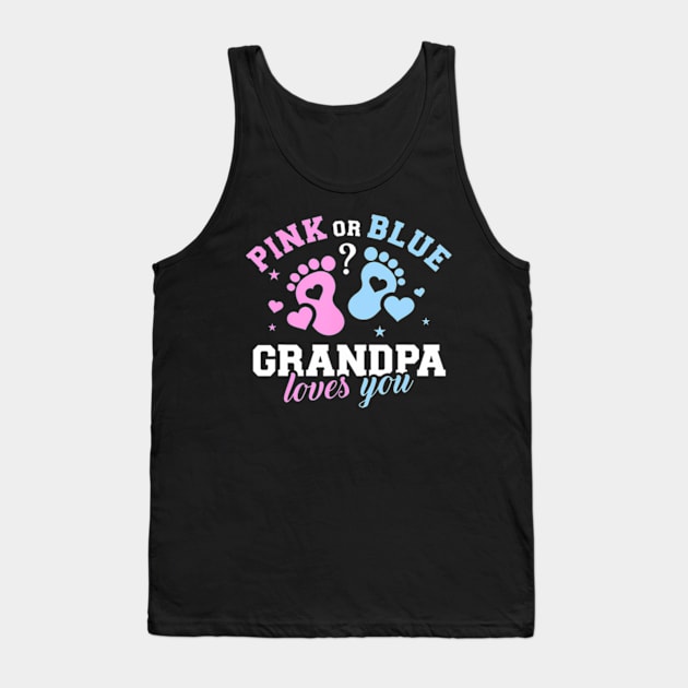 Gender reveal grandpa Tank Top by Eduardo